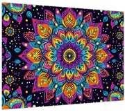 Obraz - Kaleidoskopická mandala (70x50 cm)