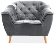 Kreslo Galaxy Bluvel 14/prírodné