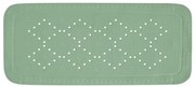 Spirella Protišmyková podložka do vane ALASKA, zelená, 71 x 36 cm
