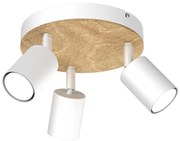 Bodové svietidlo TULON 3xGU10/8W/230V biela/dub