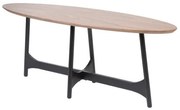 Stôl SAVELMA naturálny s čiernymi nohami 892320
