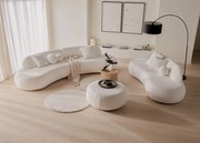 Sedacia súprava VIRGO zostava A1+A2+POUF Poťahová látka: akciová