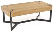 Halmar Konferenčný stolík LAVIDA 43x110 cm zlatý dub/čierna HA0153