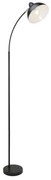 Rabalux 5240 - Stojacia lampa DARON 1xE27/40W/230V čierna