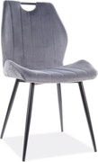 SI Stolička Arco Velvet sivý
