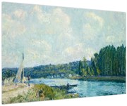 Obraz - Alfred Sisley, The Banks of the Oise, reprodukcia (90x60 cm)