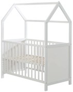 Biela postieľka 60x120 cm – Roba