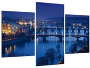Obraz pražských mostov (90x60 cm)
