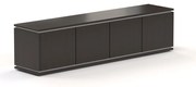 Závesná skriňa Creator 162,8 x 35 x 40 cm, biela / wenge