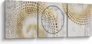 Obraz - Betónový design (s hodinami) (90x30 cm)
