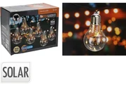 ProGarden Solárna reťaz Žiarovky číra, 2 m, 10 x 5 LED, teplá biela