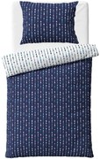 Flanelové posteľné obliečky Ľadové bodky - 70x90 cm + 140x200 cm