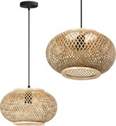 Toolight Toolight, stropné svietidlo v štýle Boho 1xE27 APP1247-1CP, prírodná, OSW-01410