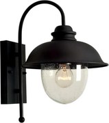 Vonkajšie nástenné svietidlo ZUNA 1xE27/60W/230V IP44 čierna