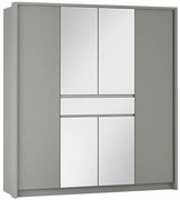 Skriňa Split 200 platinum/zrkadlo