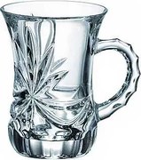 Crystal Bohemia hrnčeky Mašle 120 ml 6 ks