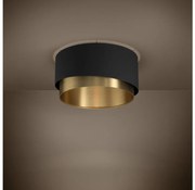 Eglo 39924 - Stropné svietidlo MANDERLINE 1xE27/40W/230V čierna/zlatá