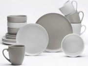 Jedálenský servis (16 dielov) Stockholm, piesková/taupe%