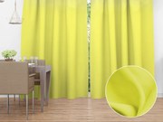 Biante Dekoračný záves Rongo RG-026 Žltozelený 140x190 cm