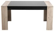 Stôl Toledo TS 155x90 šedá dub/čierna 11008829