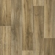 Beaulieu International Group, PVC podlaha - lino Domo 2152, na mieru, šíře 2m,4m, hnedá, bez podkladu, kuchyňa