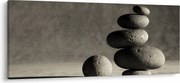 Obraz - Šedé kamene (120x50 cm)
