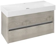 Sapho Sapho, NIRONA umývadlová skrinka 95x51,5x43cm, dub Mocca (NR101), NR100-1212