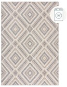 Sivobéžový prateľný koberec 78x150 cm Beckett – Flair Rugs