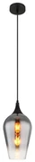 Globo 15552H3 - Luster na lanku LAVUS 1xE27/60W/230V pr. 18 cm čierna GL7468