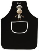 Kuchynská zástera Garlico EMI, sivá