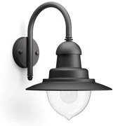 Philips 01652/30/PN - Vonkajšie nástenné svietidlo RAINDROP 1xE27/60W/230V IP44