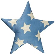 Vankúš Astra 02 modrý/ecru 40x40 Merkury Home