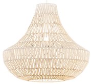 Retro závesné svietidlo biele 50 cm - Lina Cono 50