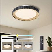 Brilagi - stmievateľné LED stropné svietidlo NEXO LED/48W/230V 3000-6000K čierne, priemer 43 cm, s diaľkovým ovládaním