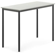 Stôl SONITUS, 1200x600x900 mm, HPL - šedá, antracit