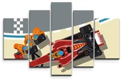 Sablio Obraz - 5-dílný Formula - 125x90 cm