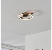 Eglo 901113 - LED Stmievateľné stropné svietidlo AMANDOLO LED/17W/230V čierna + DO