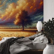 Fototapeta - Strom na poli (147x102 cm)