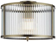 Endon 106265 - Stropné svietidlo RIDGETON 1xE27/10W/230V mosadzné