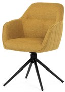 Autronic BONTEC Jedálenská stolička, krémová, látka, HC-536 CRM2 Farba: Žltá