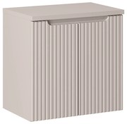 Závěsná skříňka Nova Cashmere I s deskou 60 cm kašmírová