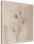 Obraz na dreve - Flóra fjordov