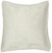 Obliečka na vankúš Unikko 50x50, úplet / biela