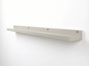 Nástenná polica na obrazy FOTOPLANK 120 cm, krémová