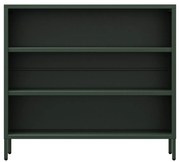 Nízka knižnica Luca Modern, tmavo zelená (1584)