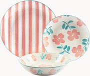 Porcelánová súprava riadu Primula, 6 osôb, 18 ks