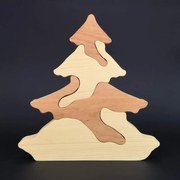 AMADEA Drevené puzzle strom 25 cm