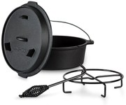 Guernsey, prémiový liatinový hrniec, 12.0 barbecue hrniec, liatina, žíhaný, veľkosť XL/13,6 l