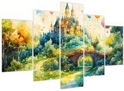Obraz - Rozprávkový zámok (150x105 cm)