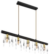 Globo 15532-5HB - Závesný luster na lanku KIRA 5xE14/40W/230V čierny